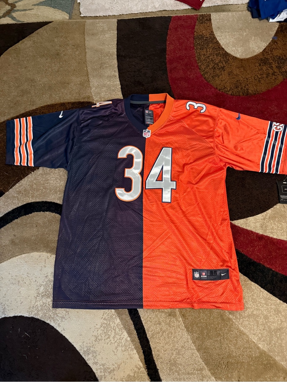 NFL Chicago Bears dual design, Walter Payton football jersey NWT wow size 56